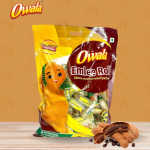 Owala Emlee Rolls Packet | 100% Veg & Organic | Khatta Meetha | 60 PCS | 300 gm